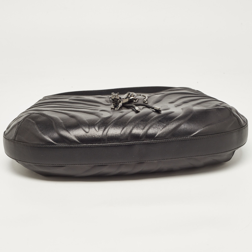 CARTIER Black Leather Medium Panthere de  Bag - Picture 6 of 8